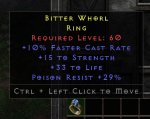 D2r Non Ladder Rare Ring +10% FCR/15 Str/33 Life/Pr 29%