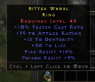 D2r Ladder Rare Ring +10% Fcr/99 Ar/15 Dex/30 Life/Fr 16%/Pr 9%